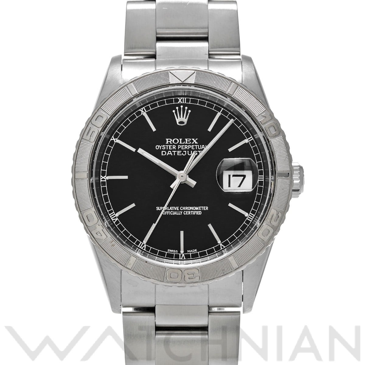 ロレックス デイトジャスト サンダーバード 16264 ブラック メンズ 時計 【中古】【wristwatch】