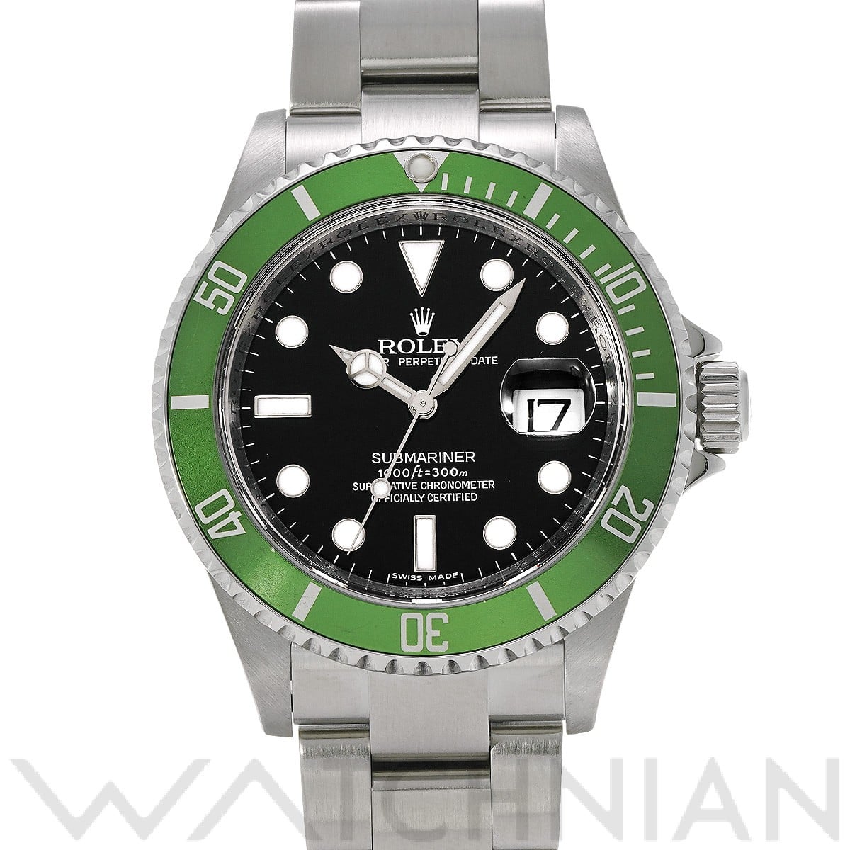 ロレックス サブマリーナ デイト 16610LV ブラック メンズ 時計 【中古】【wristwatch】