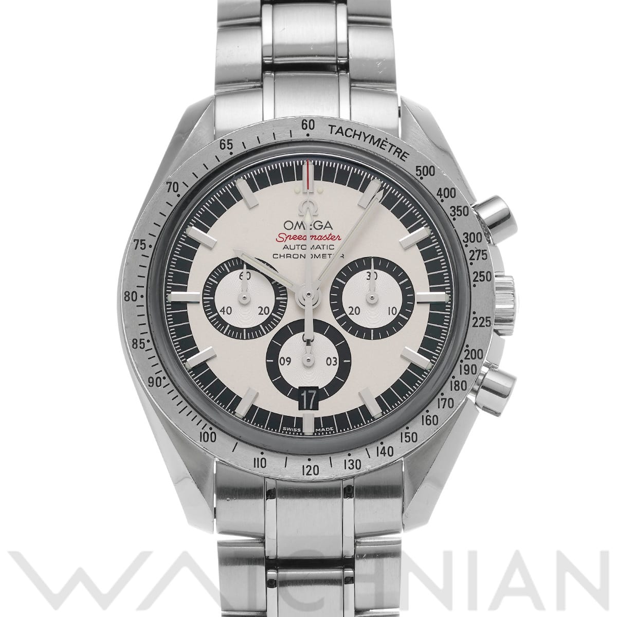 オメガ スピードマスター レジェンド ミハエル・シューマッハ 2005 3506.31 ホワイト/ブラック メンズ 時計 【中古】【wristwatch】