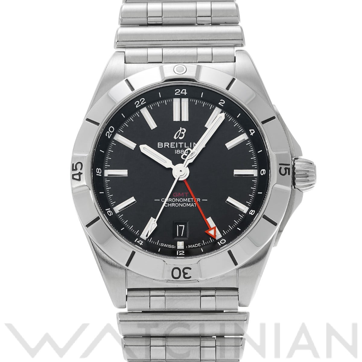 ブライトリング クロノマット オートマチック GMT 40 A32398101B1A1 ブラック メンズ 時計 【中古】【wristwatch】