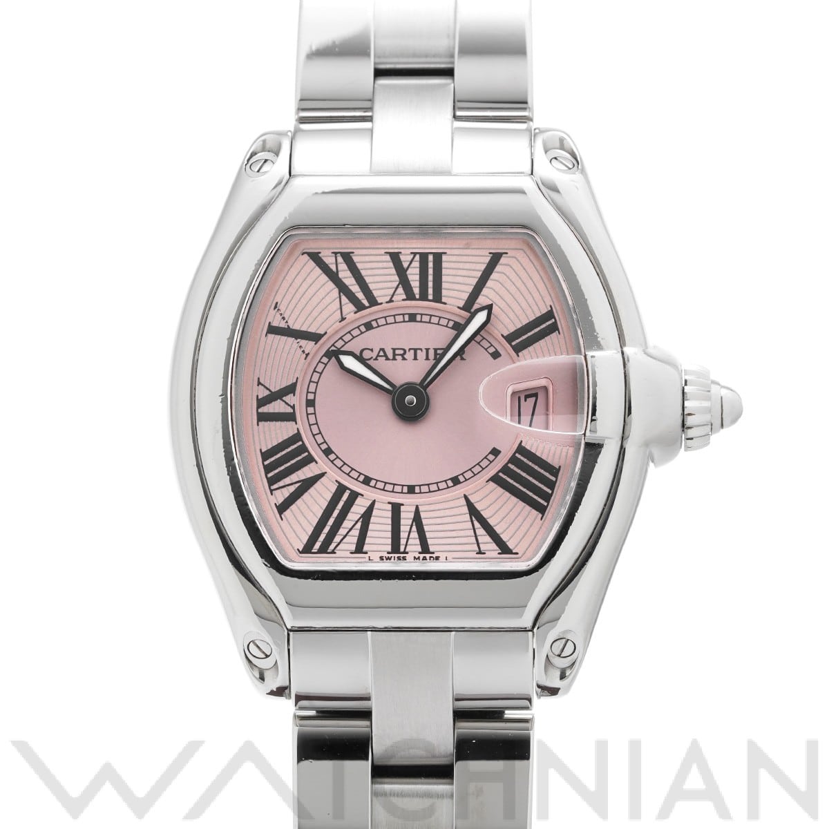 カルティエ / CARTIER ロードスター SM W62017V3 ピンク レディース 時計 【中古】【wristwatch】