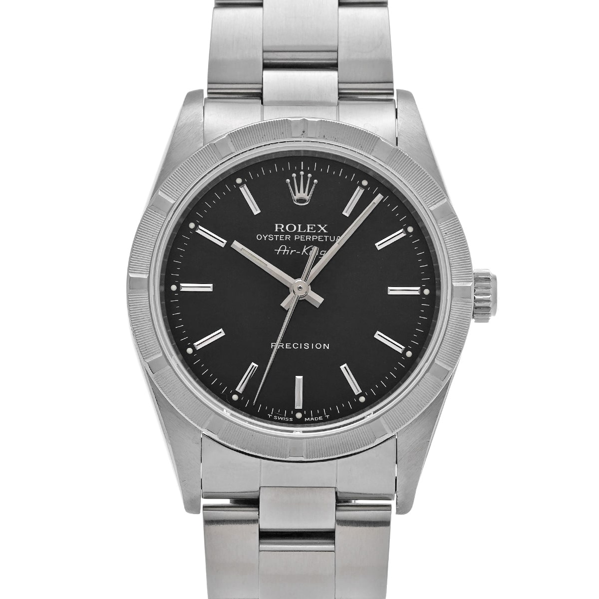 ロレックス エアキング 14010 ブラック メンズ 時計 【中古】【wristwatch】