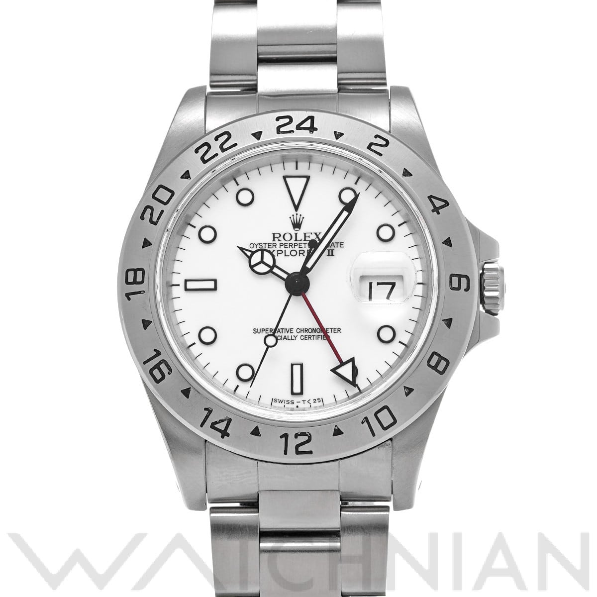 ロレックス エクスプローラーII 16570 ホワイト メンズ 時計 【中古】【wristwatch】