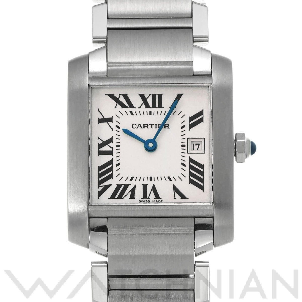 カルティエ / CARTIER タンク フランセーズ MM W51011Q3 シルバー ユニセックス 時計 【中古】【wristwatch】