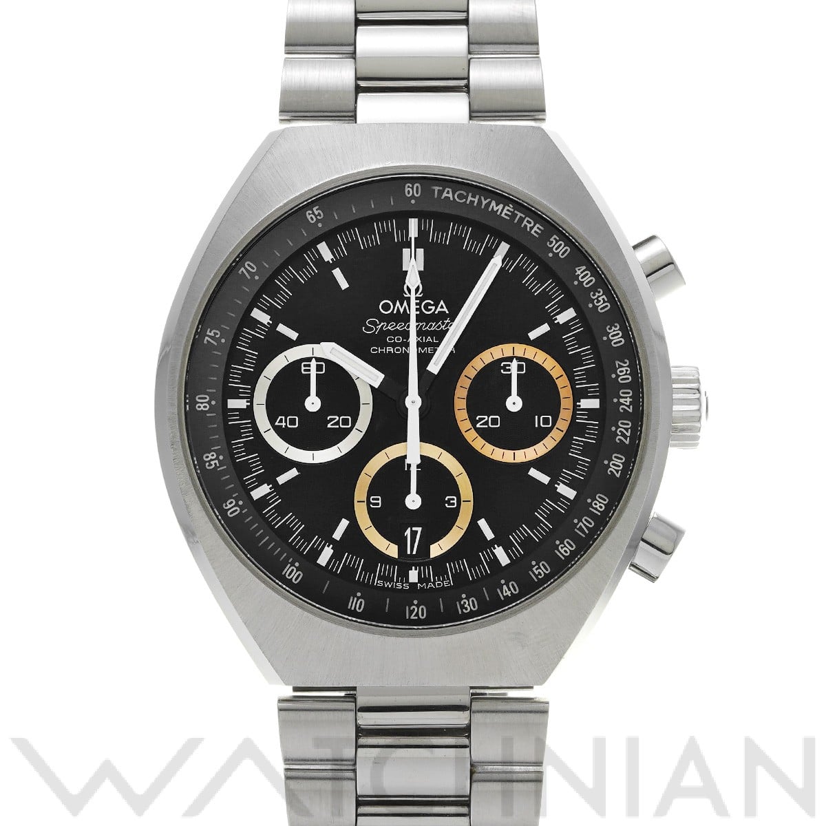 オメガ スピードマスター マークII コーアクシャル リオオリンピック2016 522.10.43.50.01.001 ブラック メンズ 時計 【中古】【wristwatch】