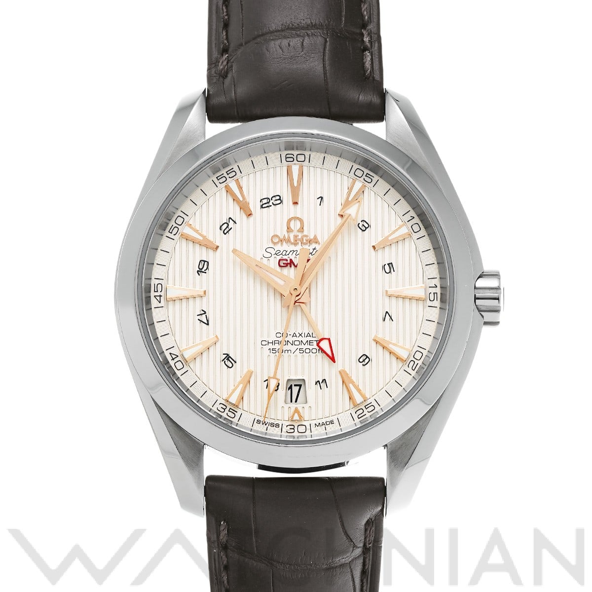 オメガ / OMEGA シーマスター アクアテラ コーアクシャル GMT 231.13.43.22.02.004 シルバー メンズ 時計 【中古】【wristwatch】