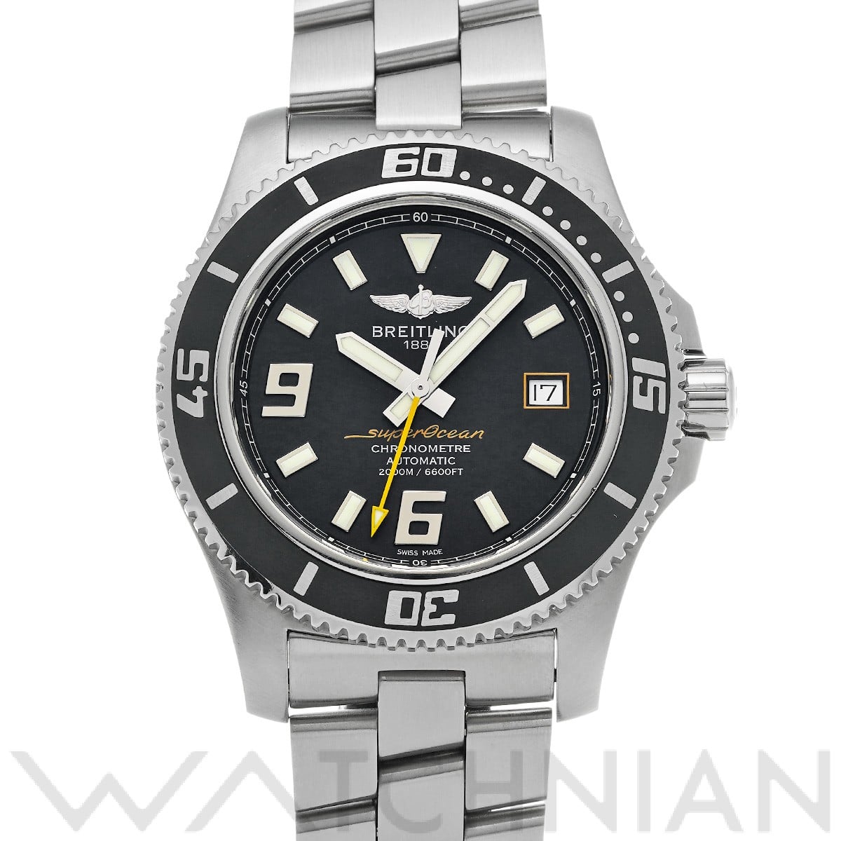 ブライトリング / BREITLING スーパーオーシャン 44 A188B78PRS ブラック メンズ 時計 【中古】【wristwatch】