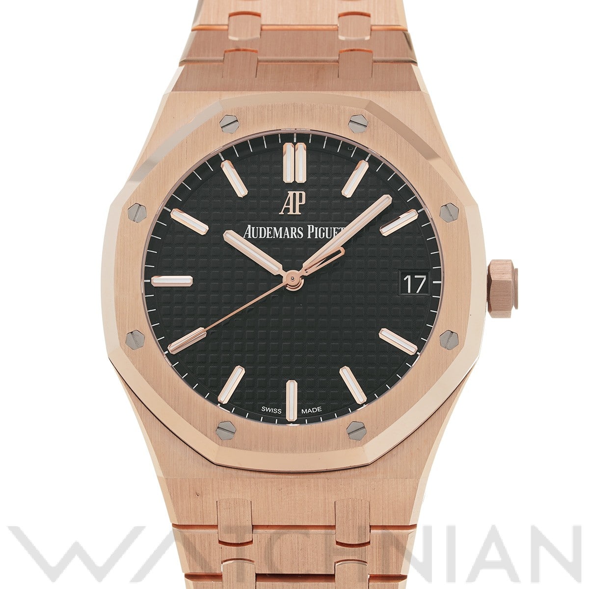 オーデマ ピゲ ロイヤルオーク 15500OR.OO.D002CR.01 ブラック メンズ 時計 【中古】【wristwatch】