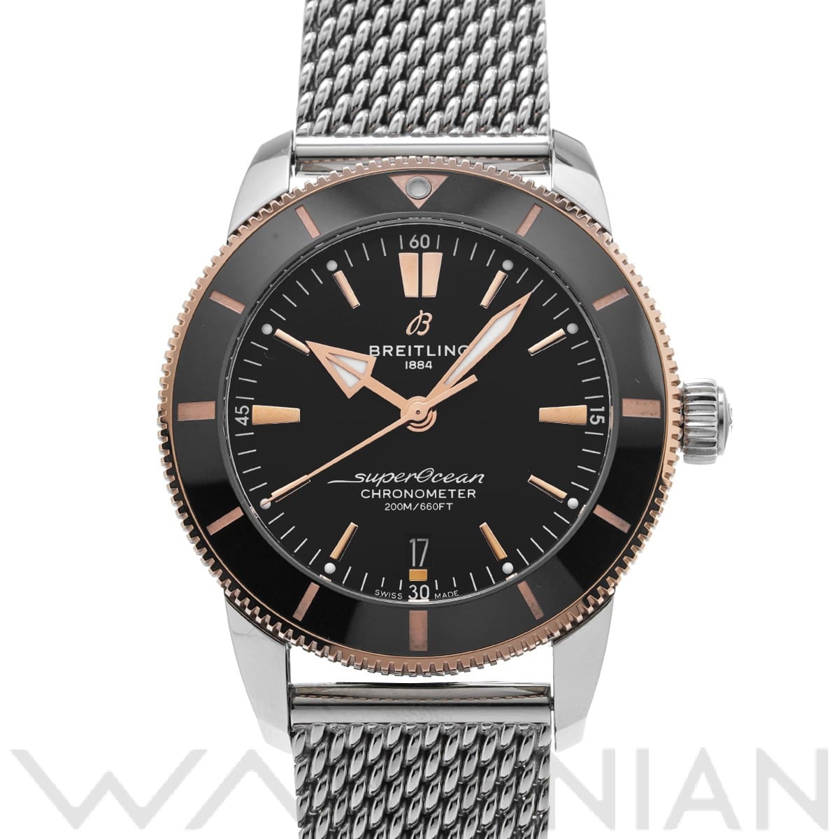 ブライトリング / BREITLING スーパーオーシャン ヘリテージ II B20 44 UB2030121B1A1 ブラック メンズ 時計 【中古】【wristwatch】