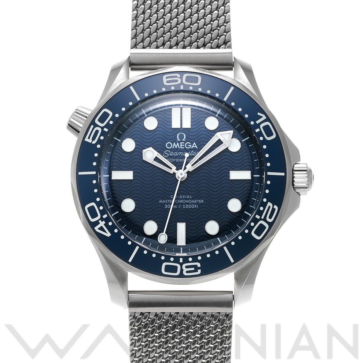 オメガ / OMEGA シーマスター ダイバー300 コーアクシャル マスタークロノメーター ジェームズ・ボンド 60th 210.30.42.20.03.002 ブルー メンズ 時計 【中古】【wristwatch】