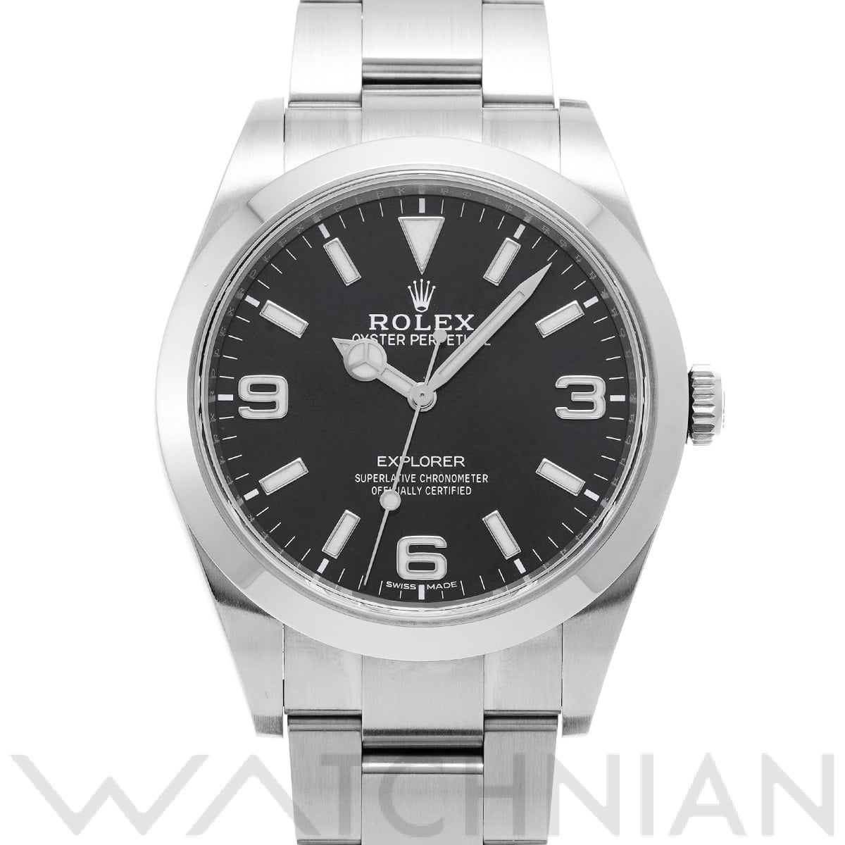 ロレックス エクスプローラー 214270 ブラック メンズ 時計 【中古】【wristwatch】