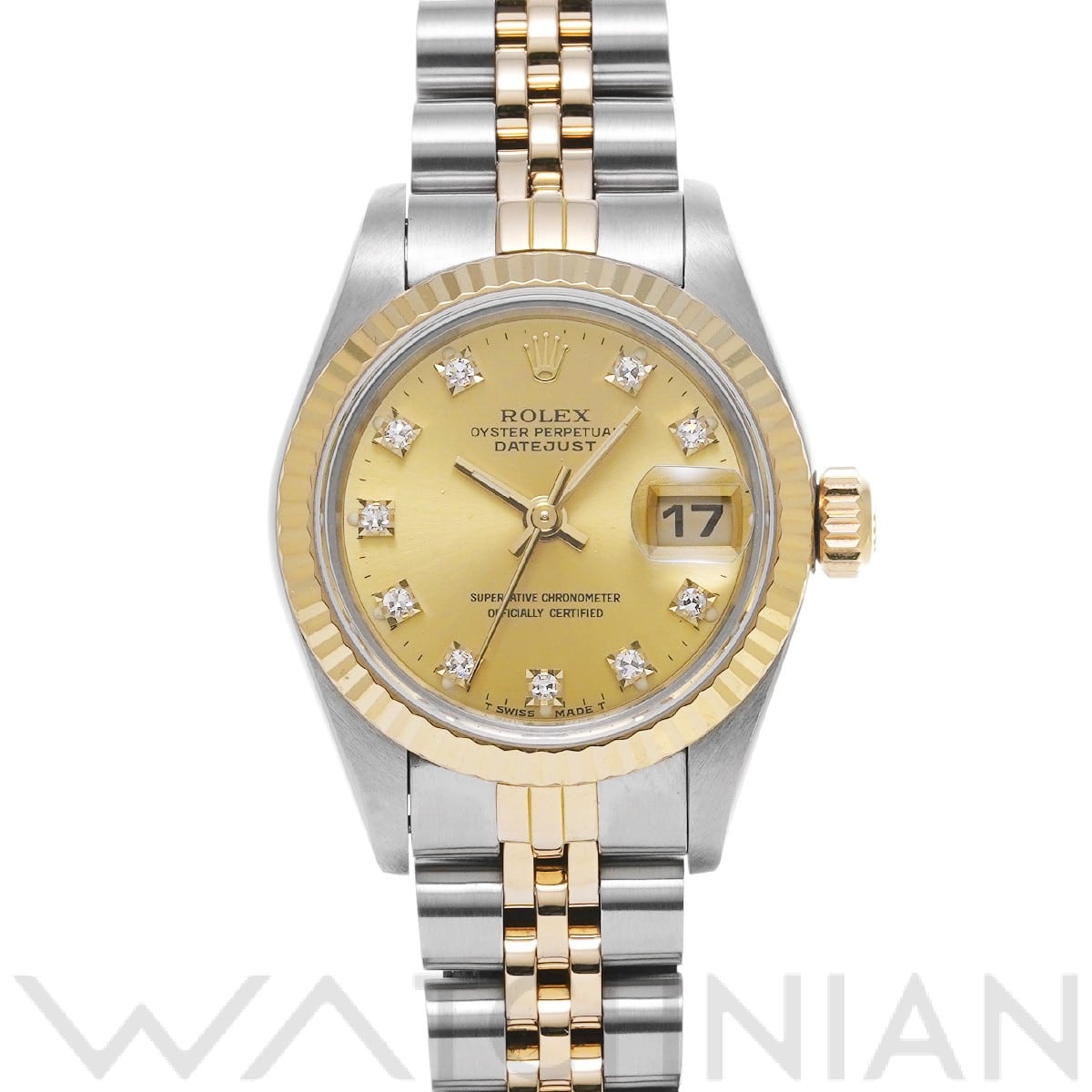 ロレックス / ROLEX デイトジャスト 69173G シャンパン/ダイヤモンド レディース 時計 【中古】【wristwatch】