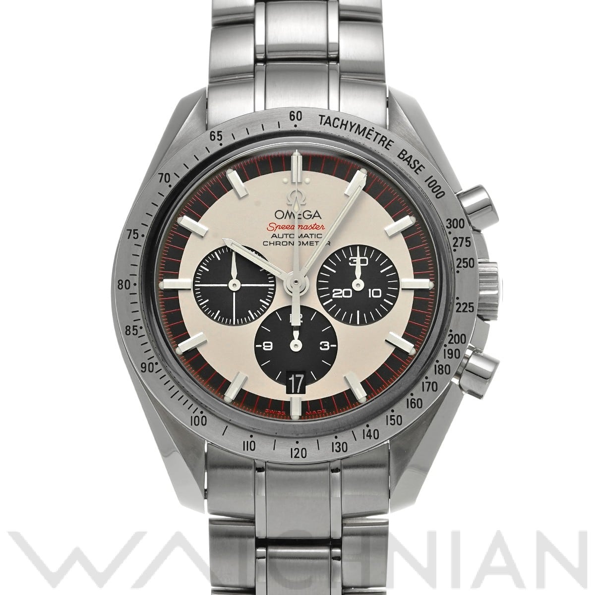 オメガ スピードマスター レジェンド ミハエル・シューマッハ 2004 3559.32 ホワイト/ブラック メンズ 時計 【中古】【wristwatch】