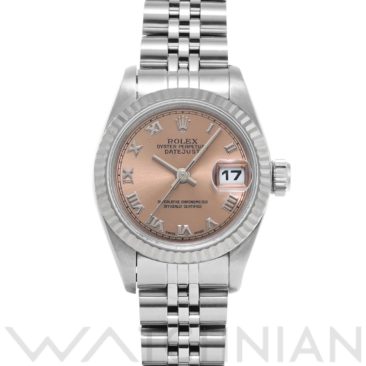 ロレックス デイトジャスト 69174 ピンク レディース 時計 【中古】【wristwatch】