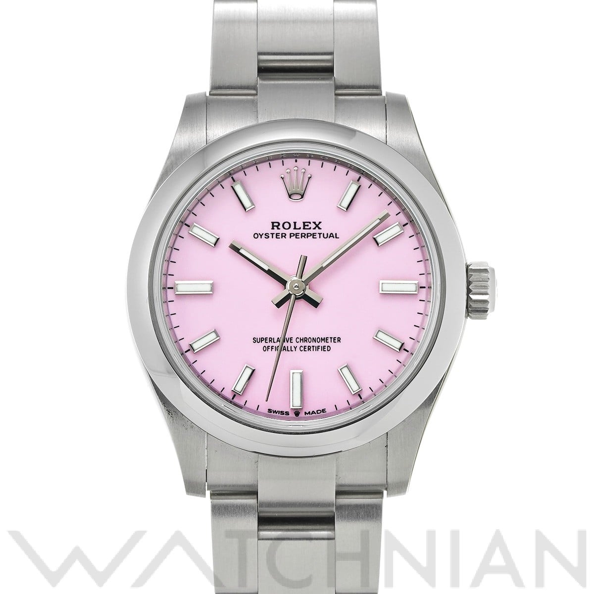ロレックス オイスターパーペチュアル 31 277200 キャンディピンク ユニセックス 時計 【中古】【wristwatch】