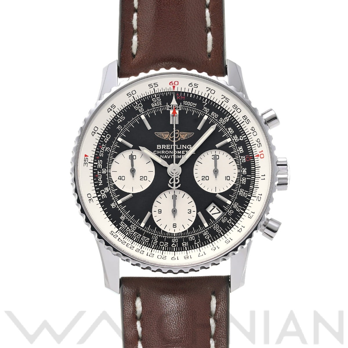 ブライトリング / BREITLING ナビタイマー A232B35KBA ブラック/シルバー メンズ 時計 【中古】【wristwatch】
