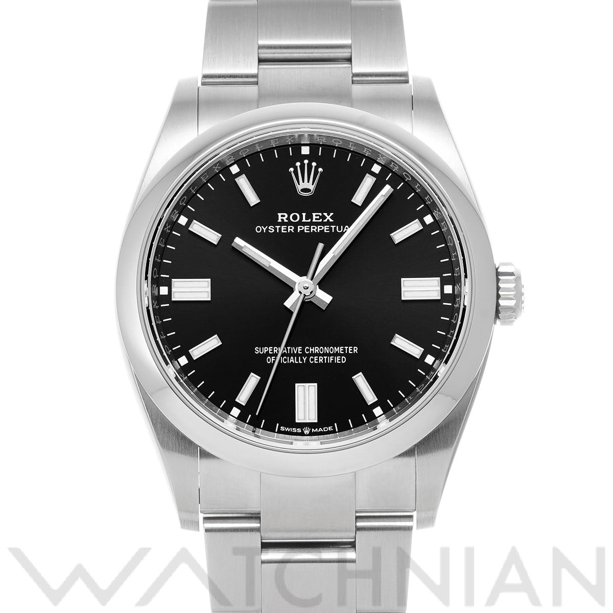 ロレックス オイスターパーペチュアル 36 126000 ブライトブラック メンズ 時計 【中古】【wristwatch】