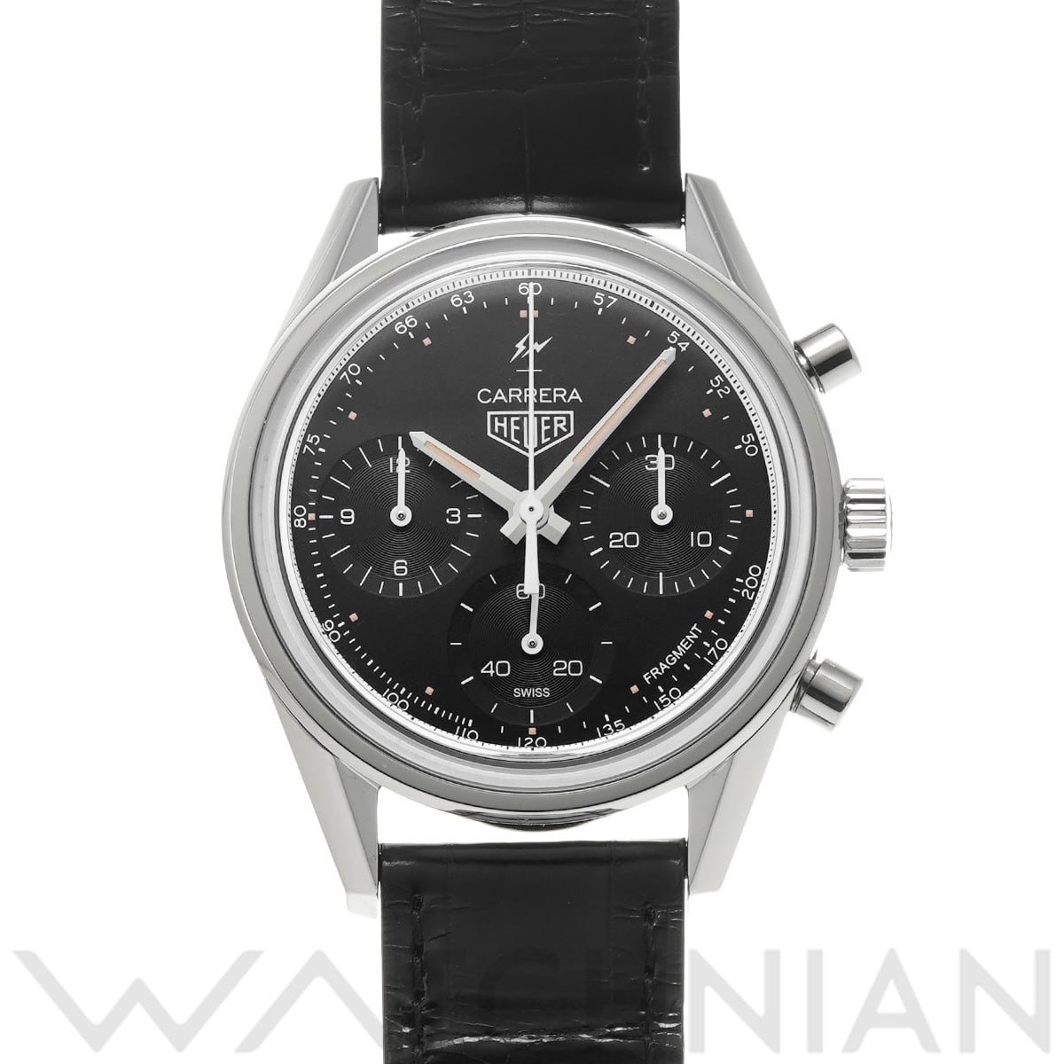 タグ ホイヤー カレラ キャリバーホイヤー02 クロノグラフ フラグメント CBK221A.EB0171 ブラック メンズ 時計 【中古】【wristwatch】