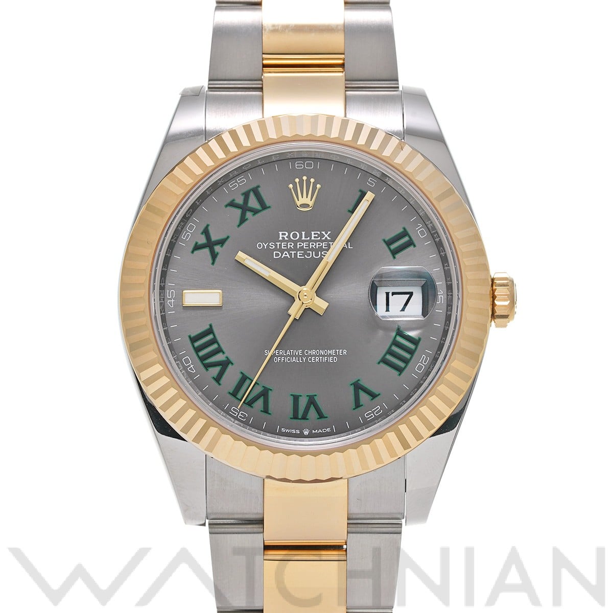 ロレックス デイトジャスト 41 126333 スレート メンズ 時計 【中古】【wristwatch】