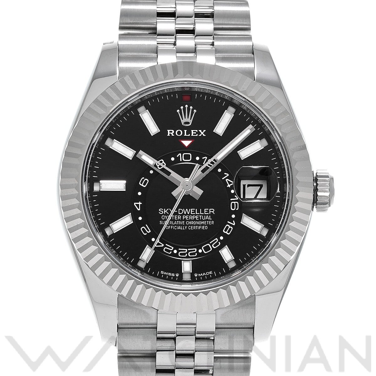 ロレックス / ROLEX スカイドゥエラー 336934 ブライトブラック メンズ 時計 【中古】【wristwatch】