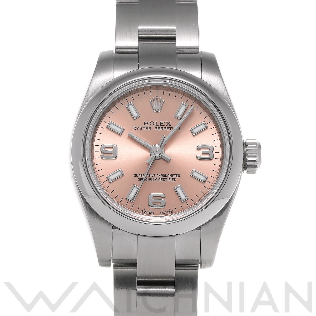 ロレックス オイスターパーペチュアル 26 176200 ピンク レディース 時計 【中古】【wristwatch】