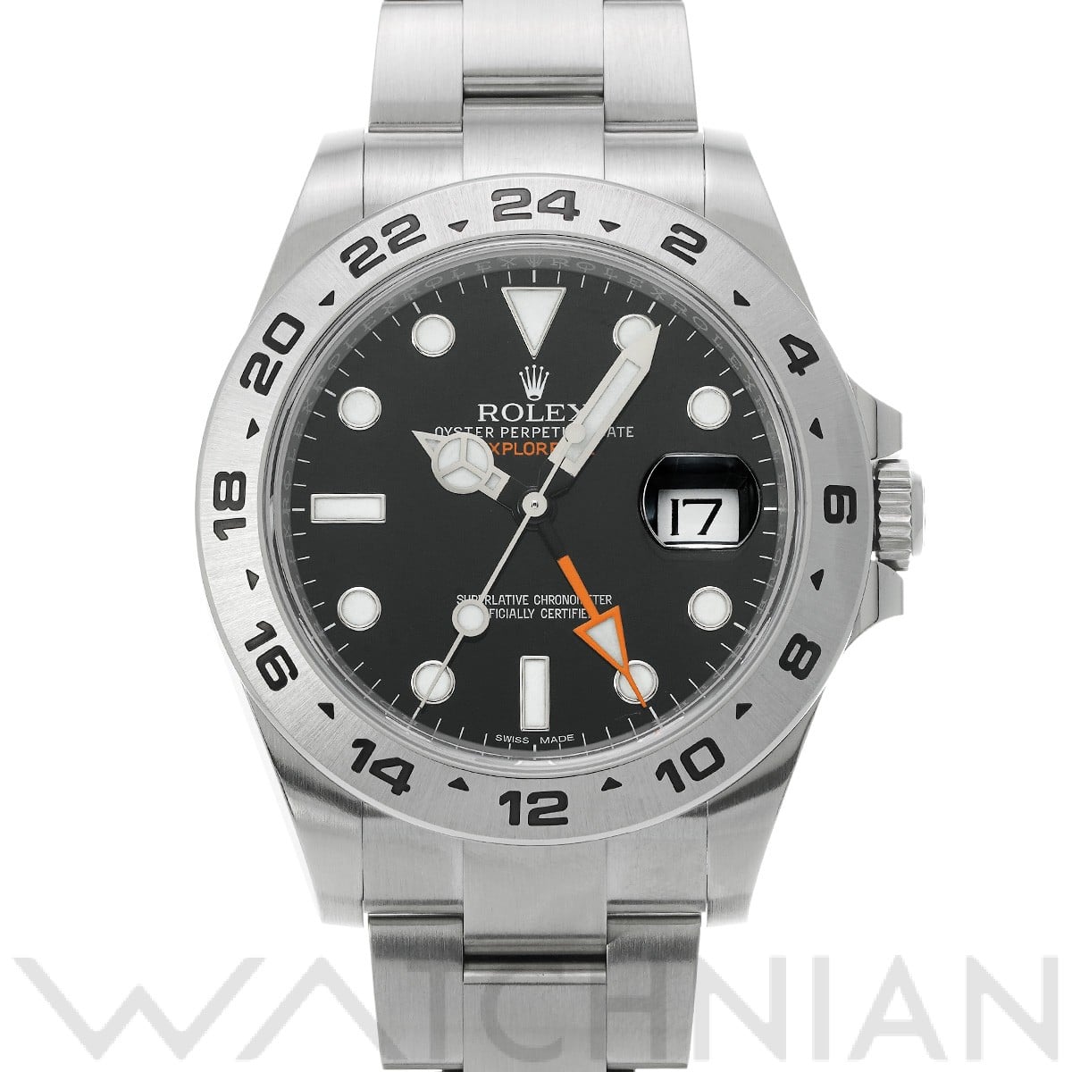 ロレックス エクスプローラーII 216570 ブラック メンズ 時計 【中古】【wristwatch】