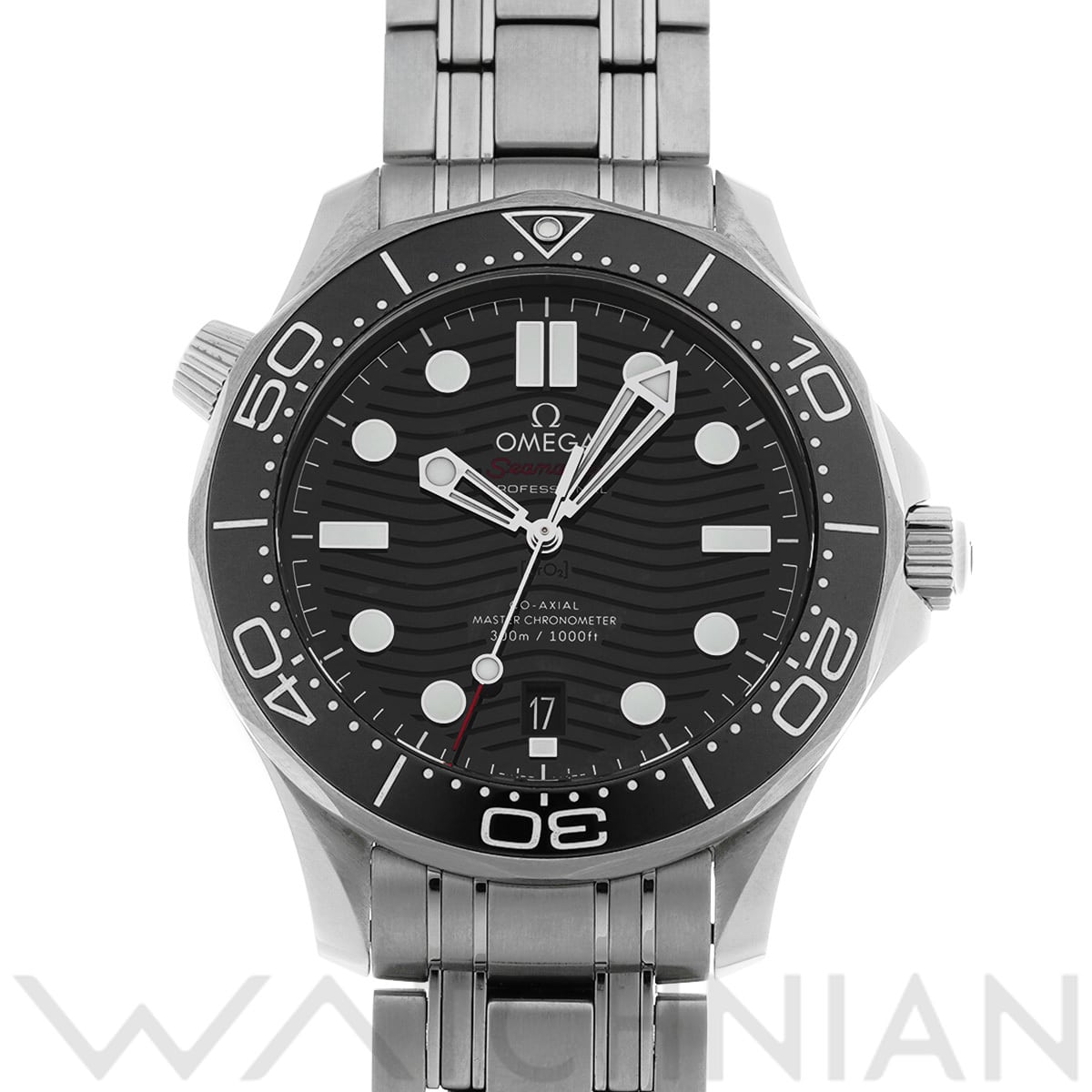 オメガ シーマスター ダイバー300 コーアクシャル マスタークロノメーター 210.30.42.20.01.001 ブラック メンズ 時計 【中古】【wristwatch】