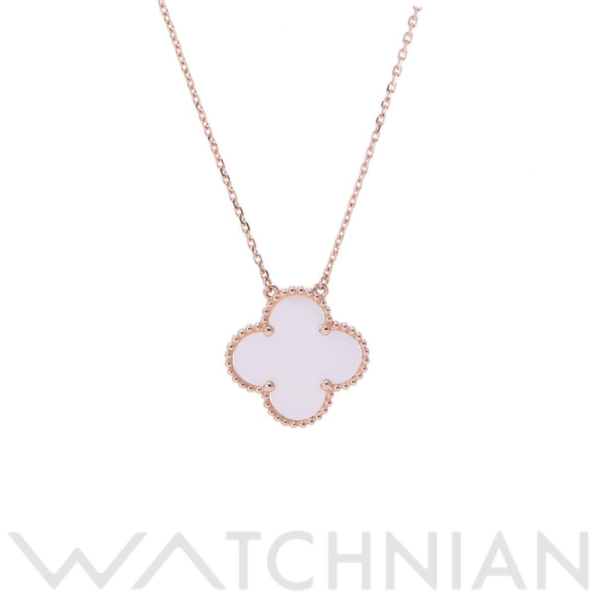 ヴァン クリーフ&アーペル マジックアルハンブラ ネックレス ゴールド VCARO41300 K18ピンクゴールド PG レディース ジュエリー 【中古】【jewelry】