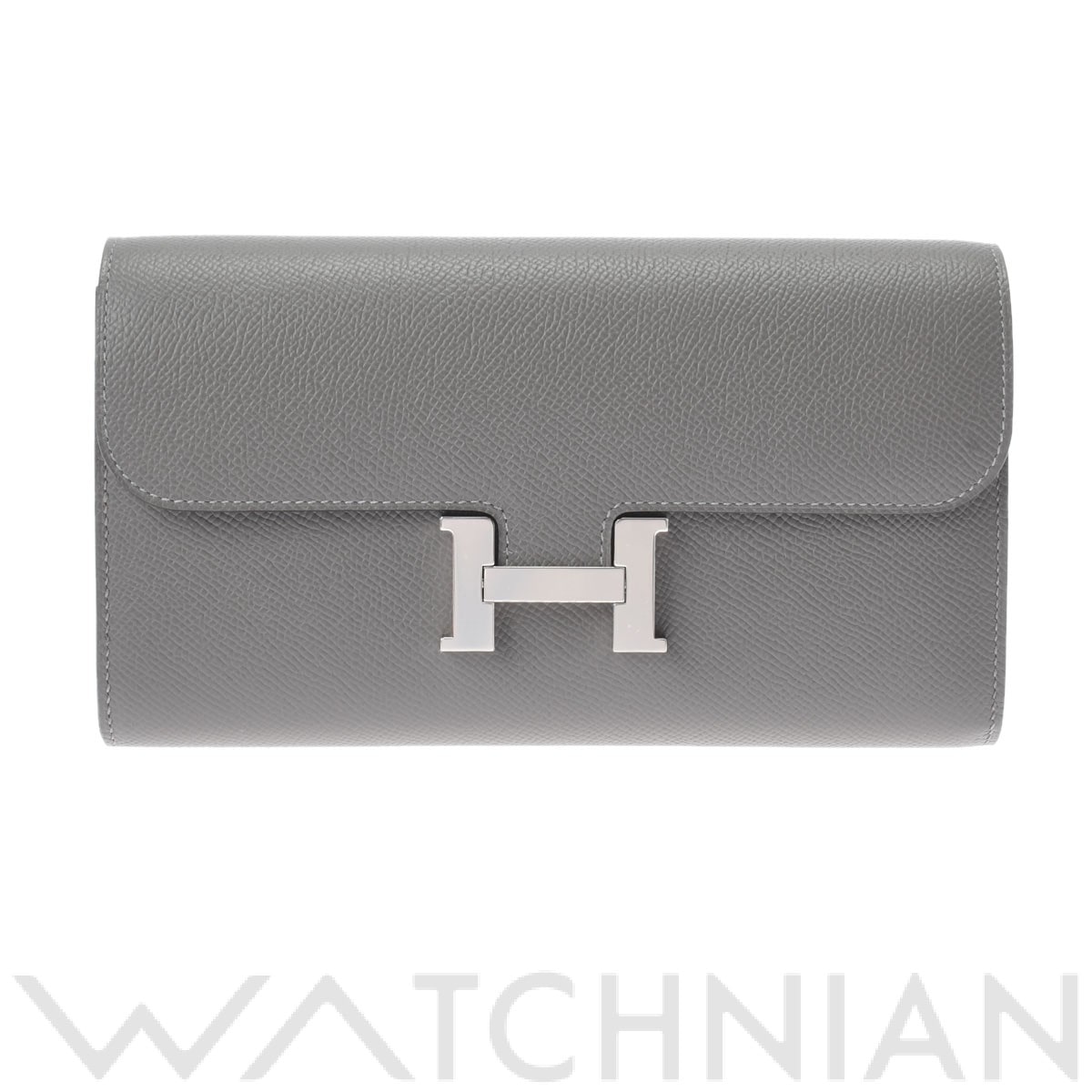 エルメス コンスタンスロング トゥーゴー グリメイヤー/パラジウム金具 ヴォーエプソン レディース 財布 【未使用】【purse】