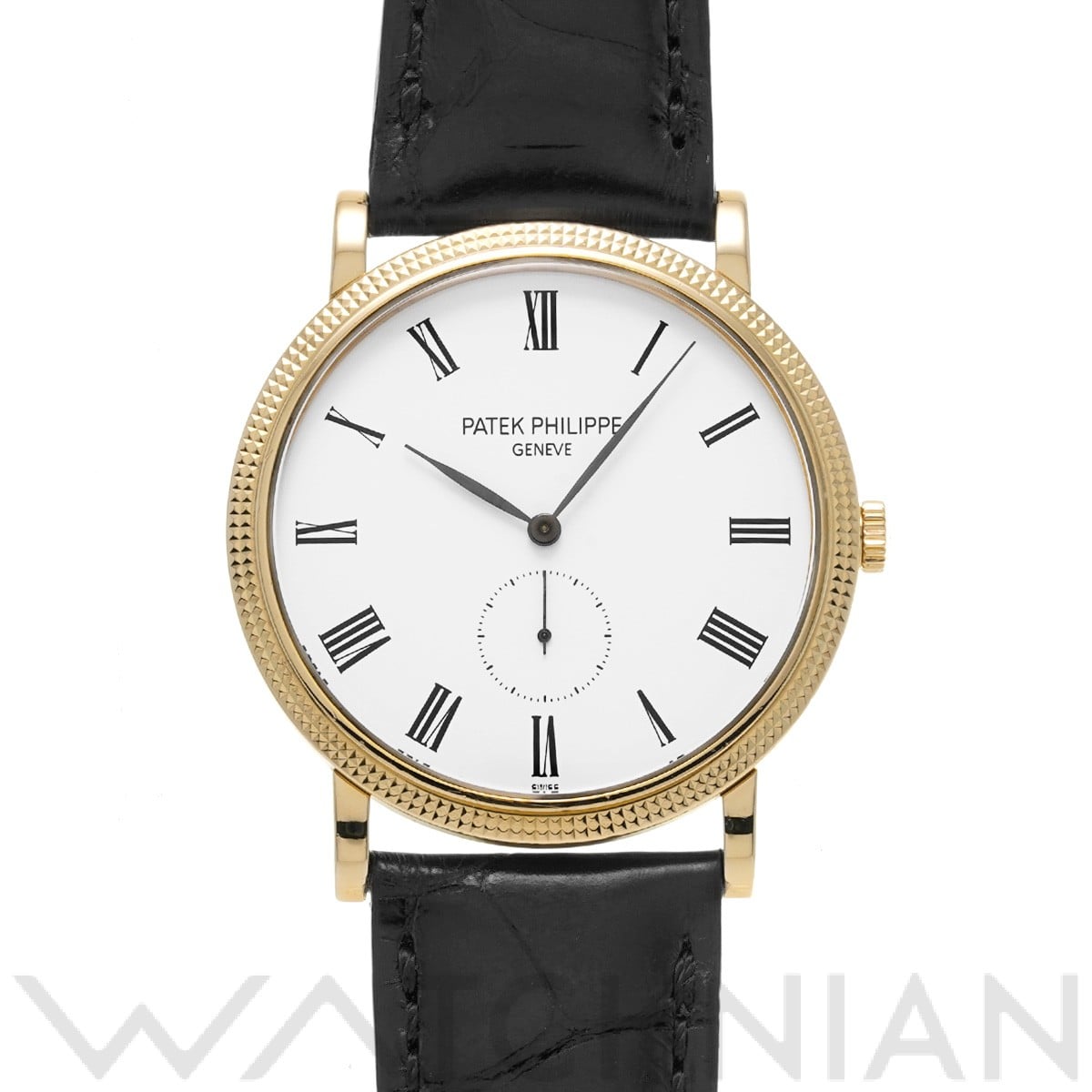 パテック フィリップ カラトラバ 5119J-001 ホワイト メンズ 時計 【中古】【wristwatch】