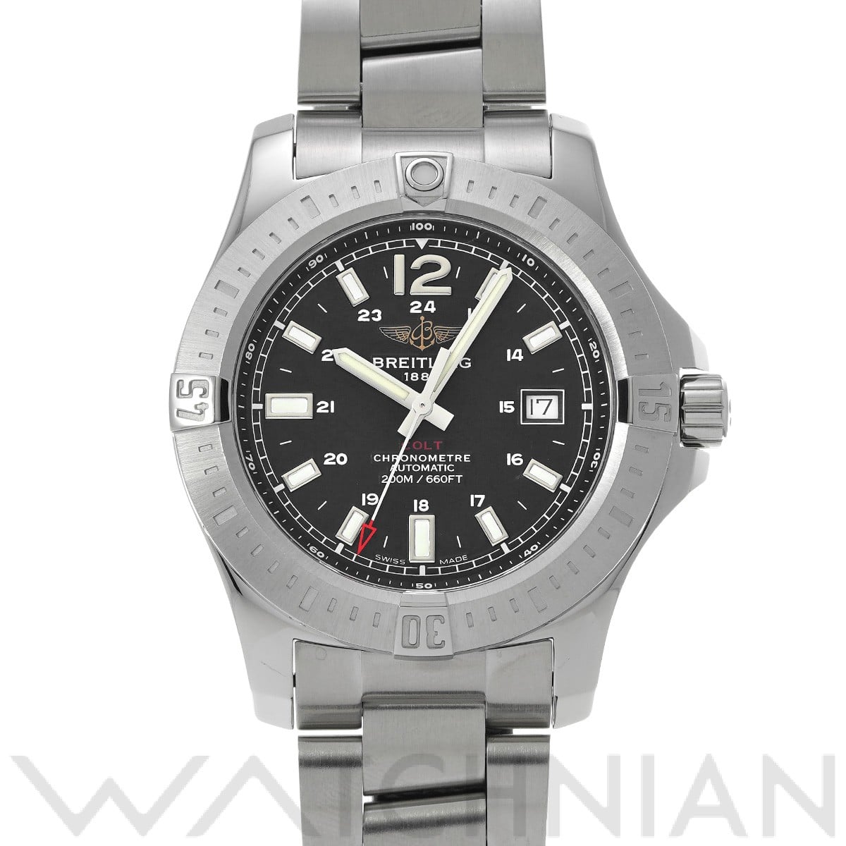 ブライトリング コルト オートマチック A1738811/BD44 ブラック メンズ 時計 【中古】【wristwatch】