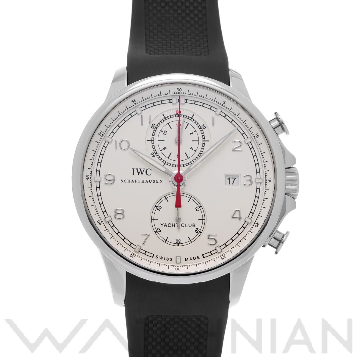 IWC ポルトギーゼ ヨットクラブ クロノグラフ IW390211 シルバー メンズ 時計 【中古】【wristwatch】