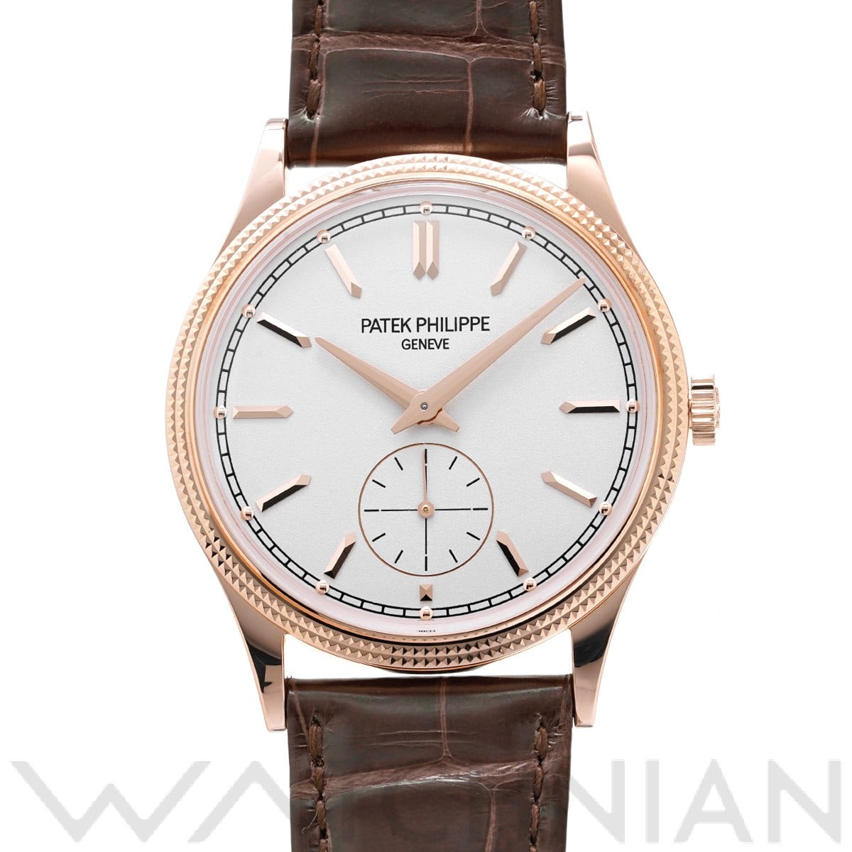 パテック フィリップ カラトラバ 6119R-001 シルバー メンズ 時計 【中古】【wristwatch】