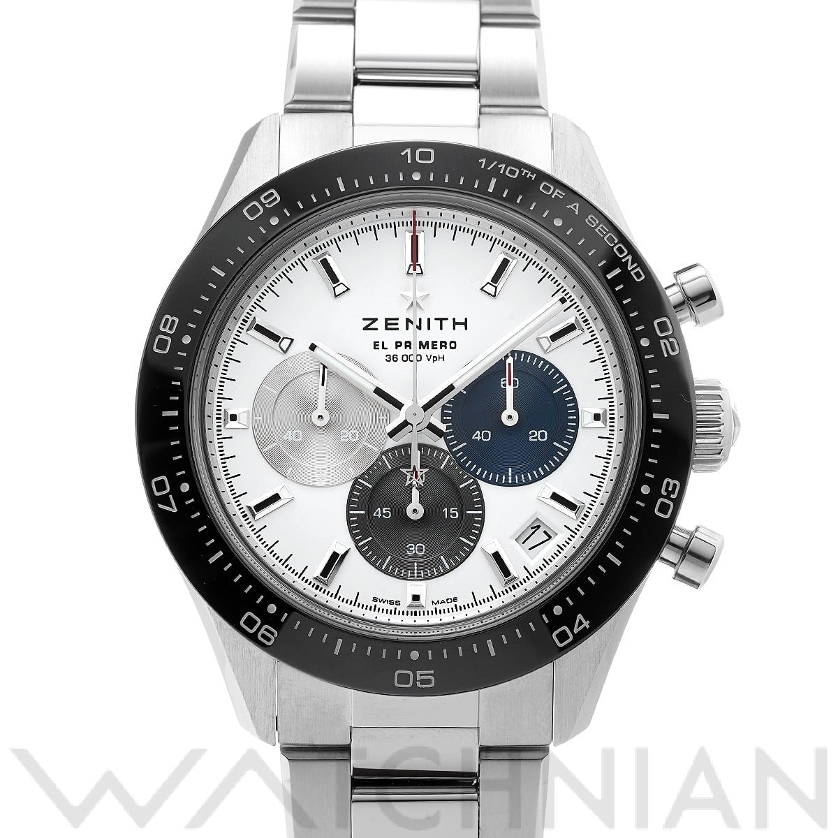 ゼニス クロノマスター スポーツ エル・プリメロ 03.3100.3600/69.M3100 ホワイトマット メンズ 時計 【中古】【wristwatch】