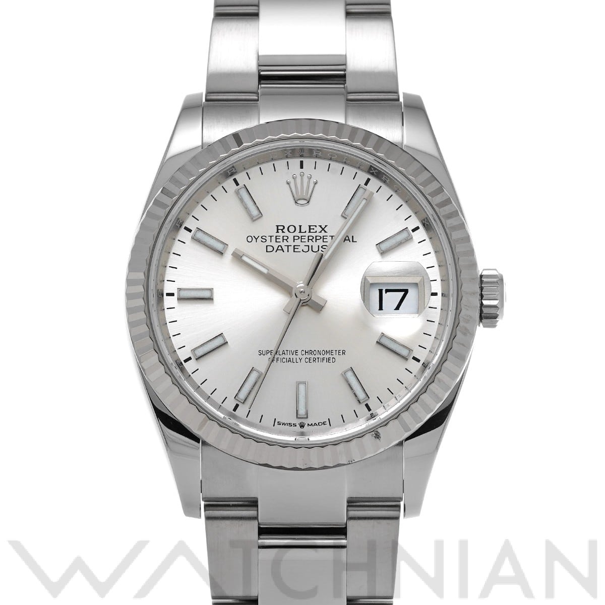 ロレックス デイトジャスト 36 126234 シルバー メンズ 時計 【中古】【wristwatch】