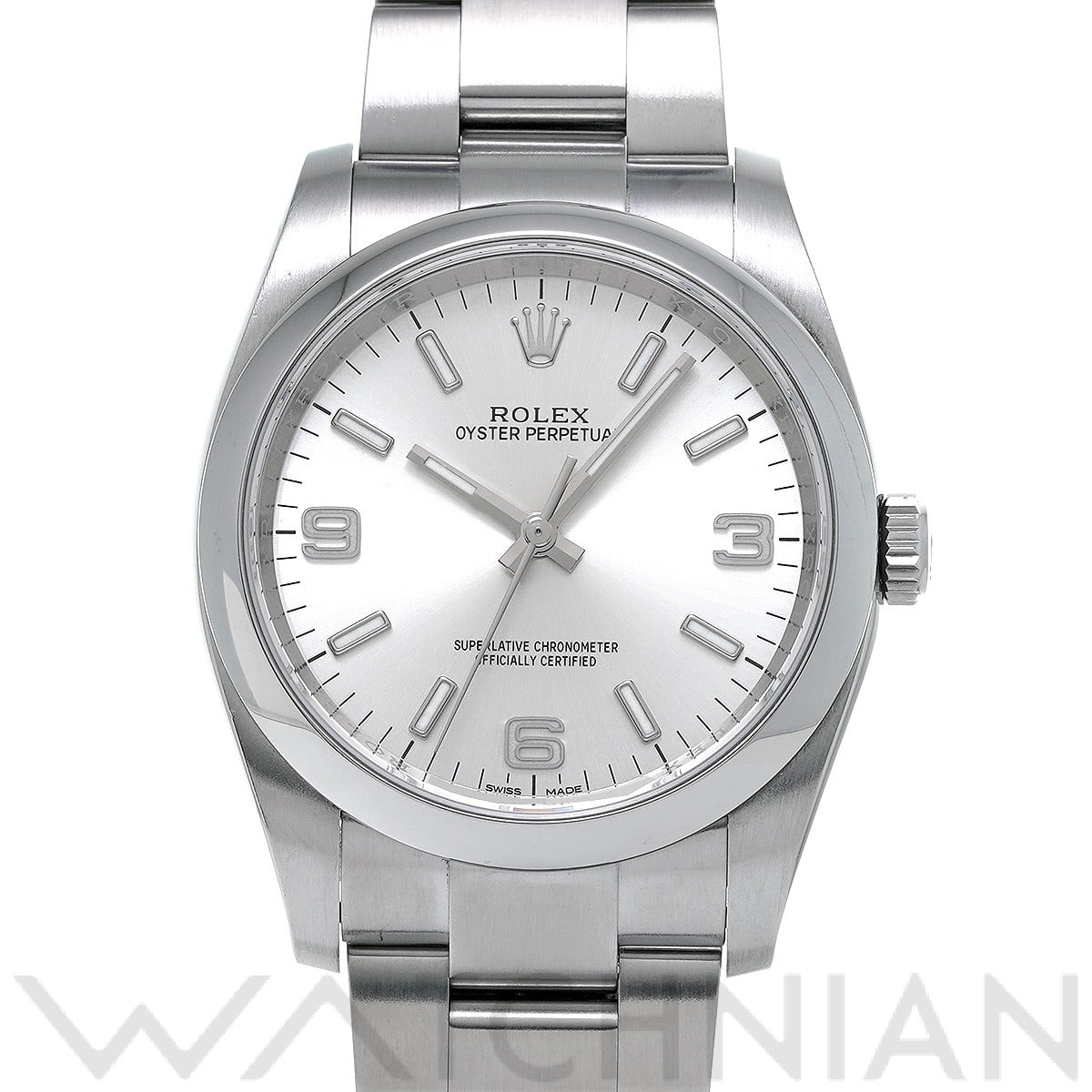 ロレックス オイスターパーペチュアル 36 116000 シルバー メンズ 時計 【中古】【wristwatch】