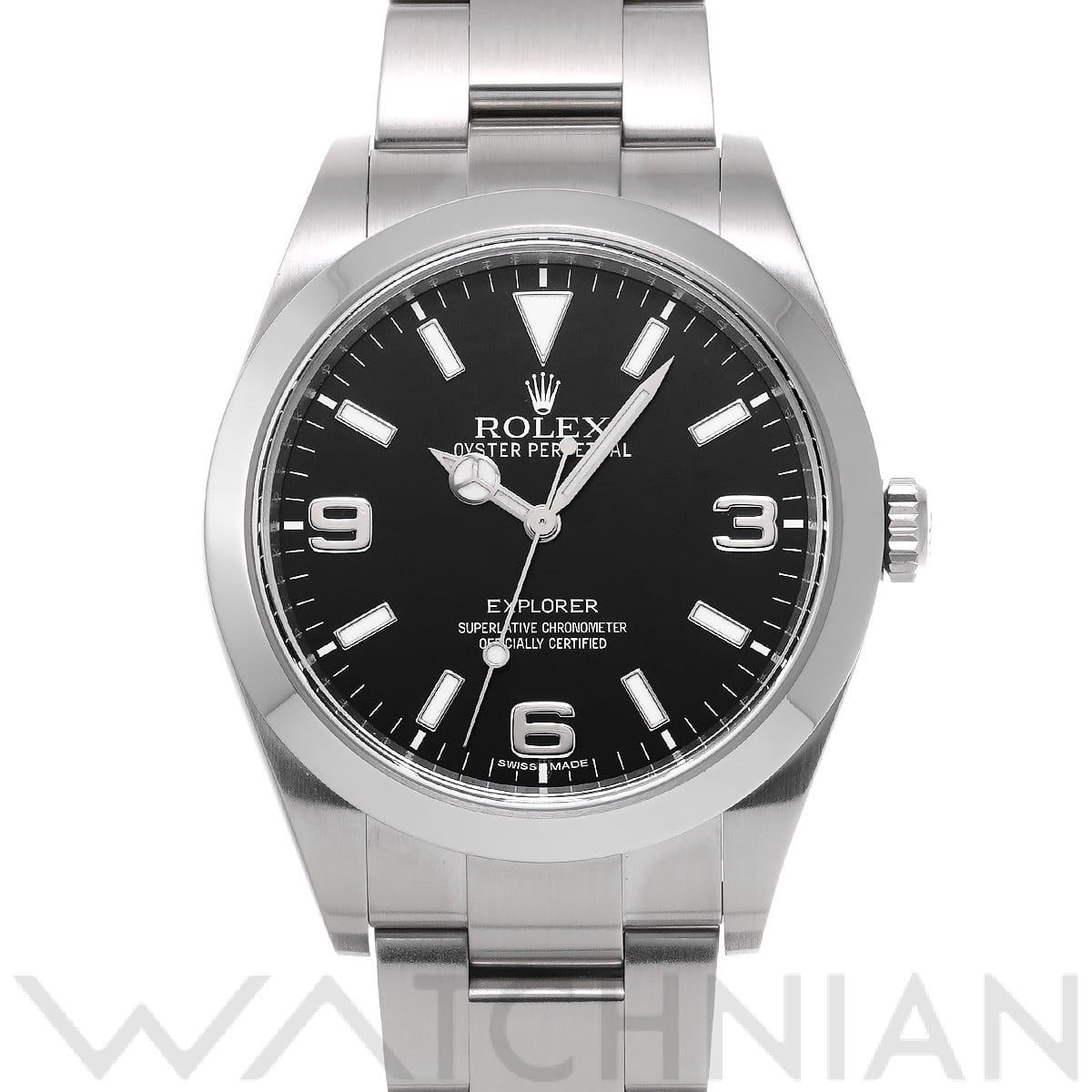 ロレックス エクスプローラー 214270 ブラック メンズ 時計 【中古】【wristwatch】