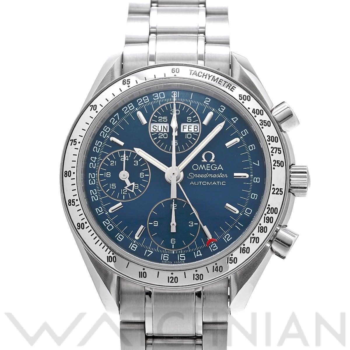 オメガ / OMEGA スピードマスター トリプルカレンダー 3523.80 ブルー メンズ 時計 【中古】【wristwatch】