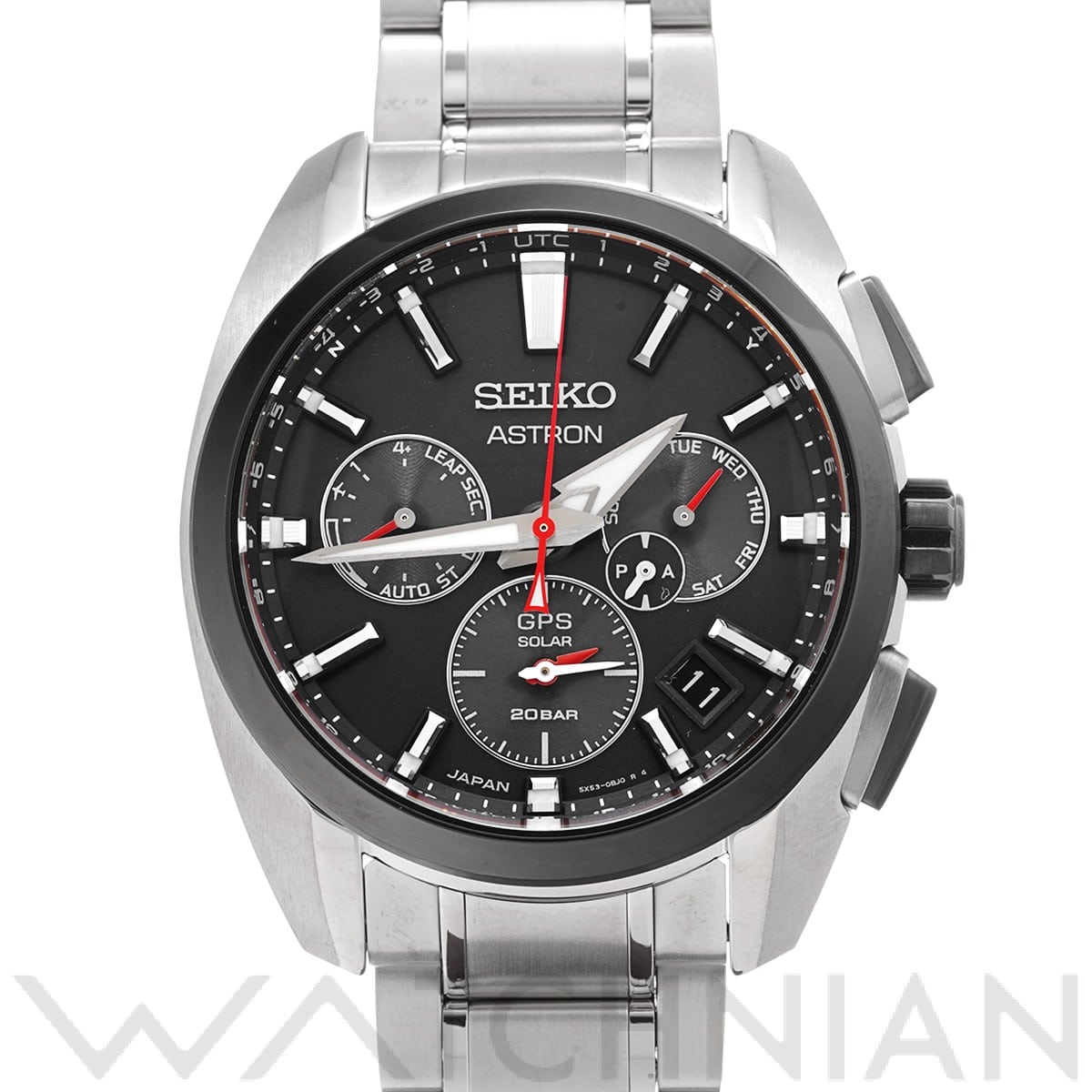 セイコー アストロン SBXC103 ブラック メンズ 時計 【中古】【wristwatch】