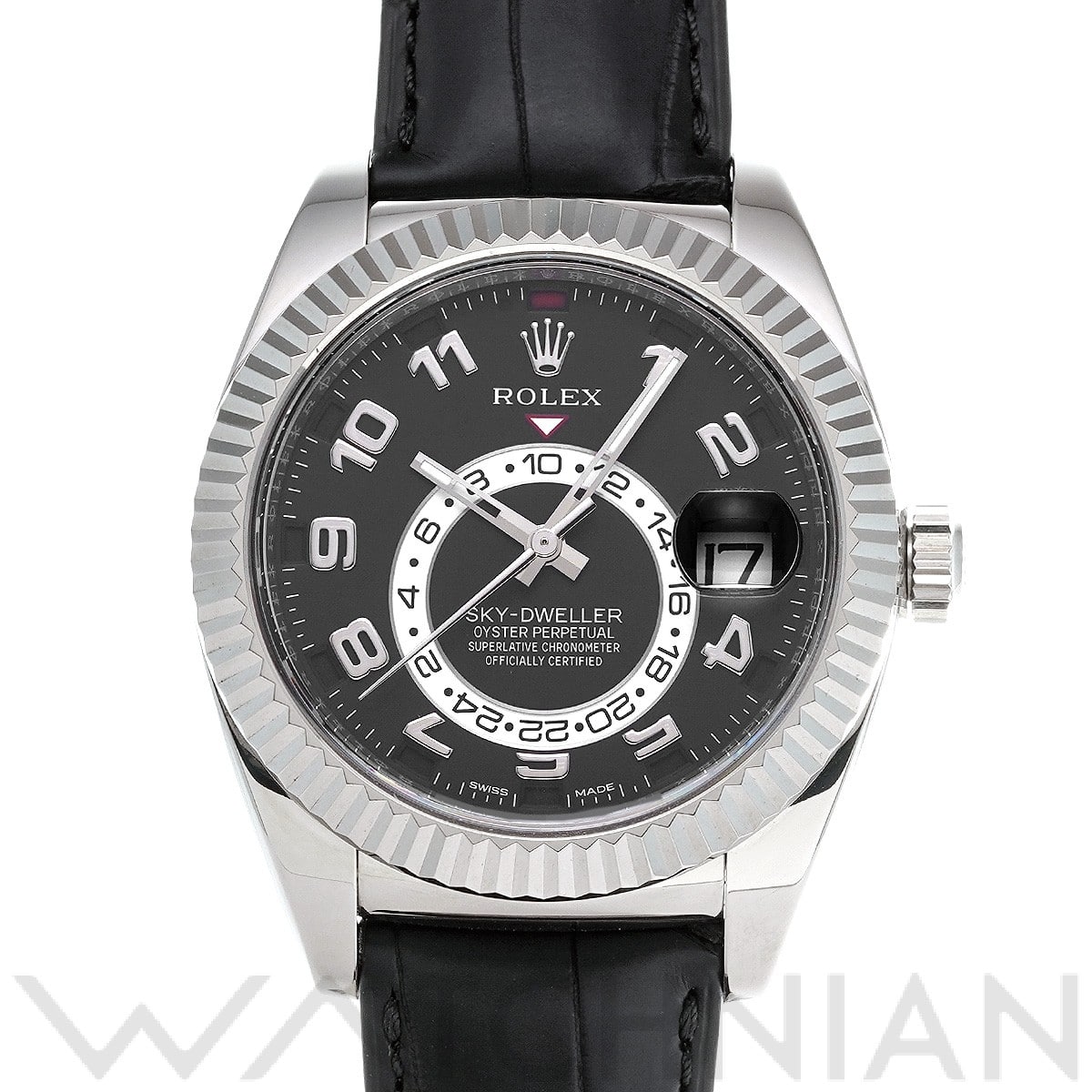 ロレックス スカイドゥエラー 326139 ブラック メンズ 時計 【中古】【wristwatch】