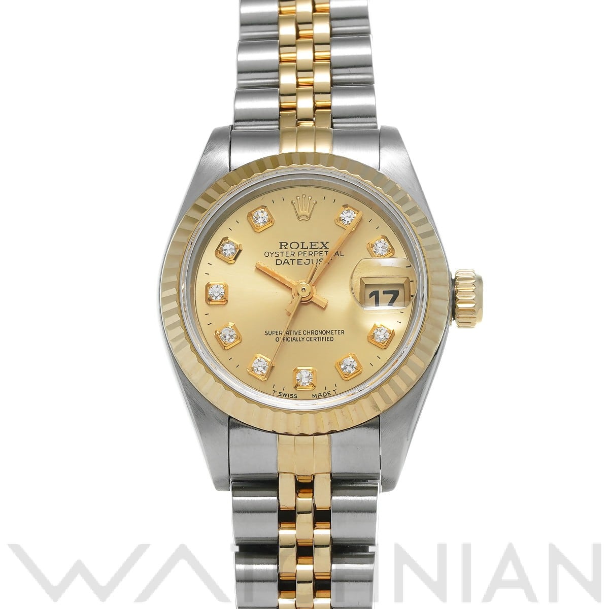 ロレックス / ROLEX デイトジャスト 69173G シャンパン/ダイヤモンド レディース 時計 【中古】【wristwatch】