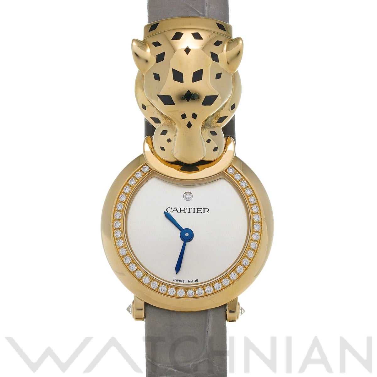 カルティエ ラ パンテール ドゥ カルティエ HPI01297 シルバー/ダイヤモンド レディース 時計 【中古】【wristwatch】