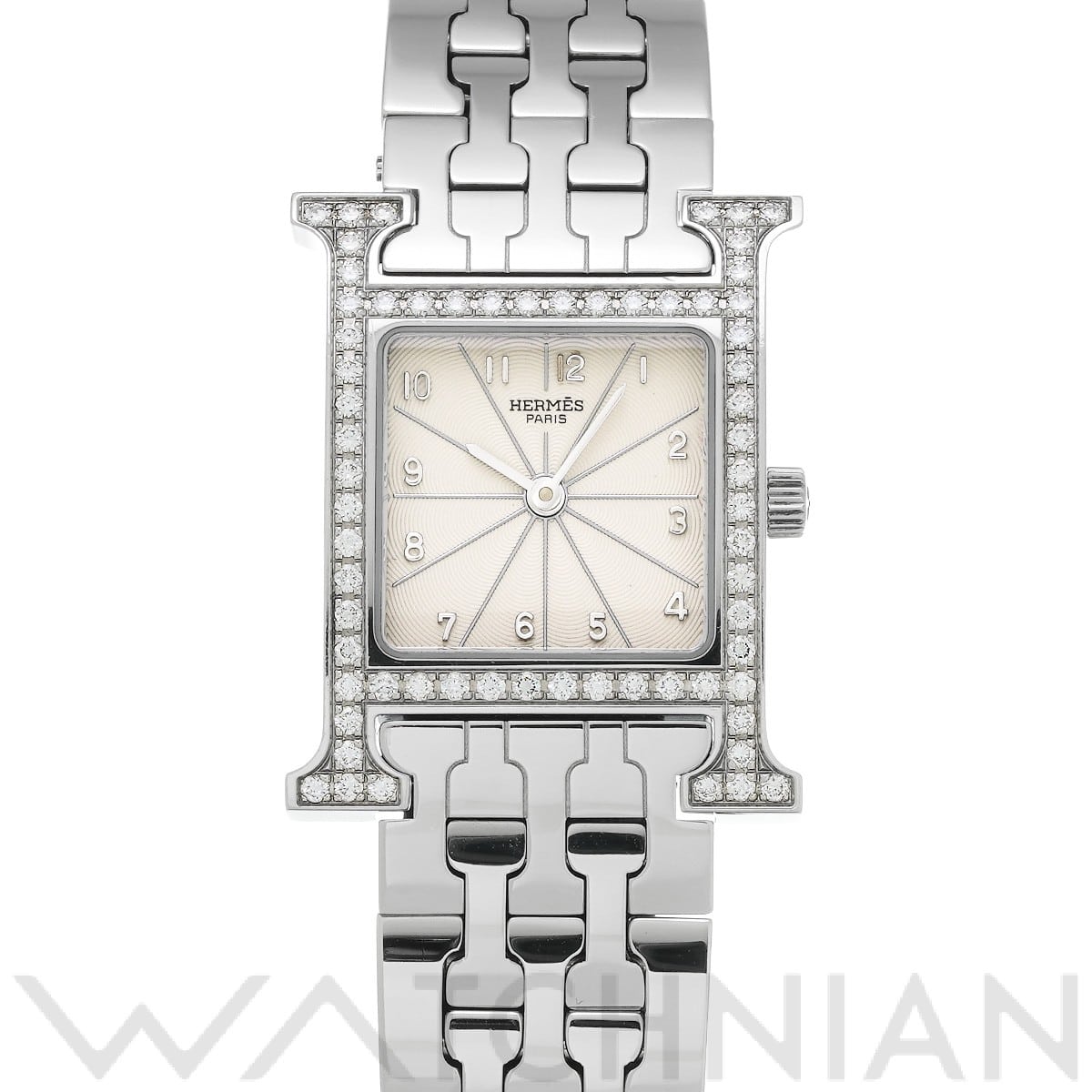 エルメス Hウォッチ HH1.230 シルバー レディース 時計 【中古】【wristwatch】