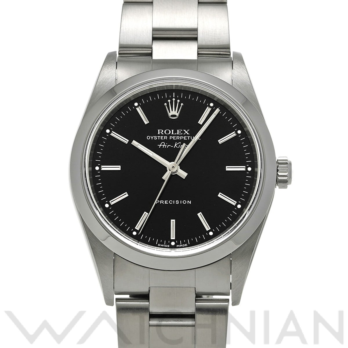 ロレックス エアキング 14000M ブラック メンズ 時計 【中古】【wristwatch】