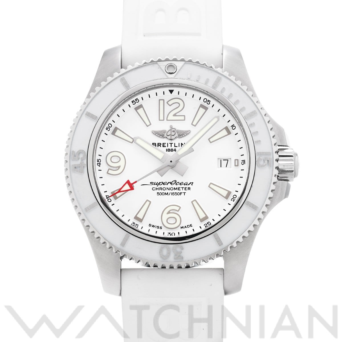 ブライトリング スーパーオーシャン オートマチック 42 ジャパンエディション A17366D21A1S1 ホワイト メンズ 時計 【中古】【wristwatch】
