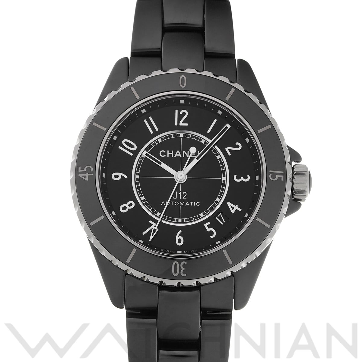 シャネル J12 キャリバー12.1 38MM H5697 ブラックラッカー メンズ 時計 【中古】【wristwatch】