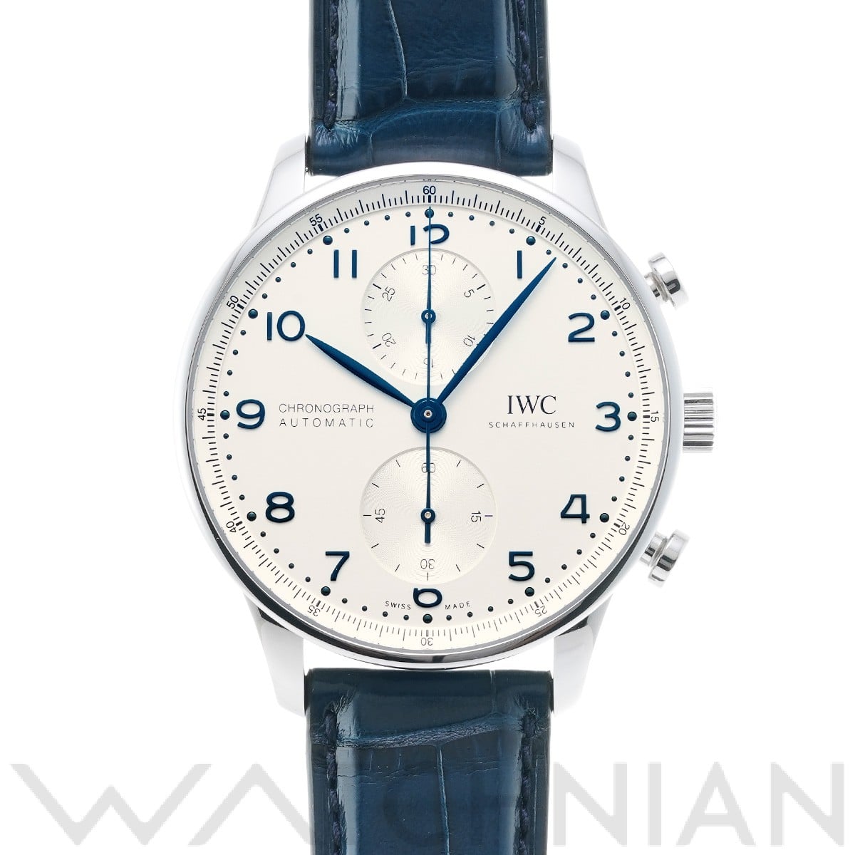 IWC ポルトギーゼ クロノグラフ IW371605 シルバー メンズ 時計 【中古】【wristwatch】
