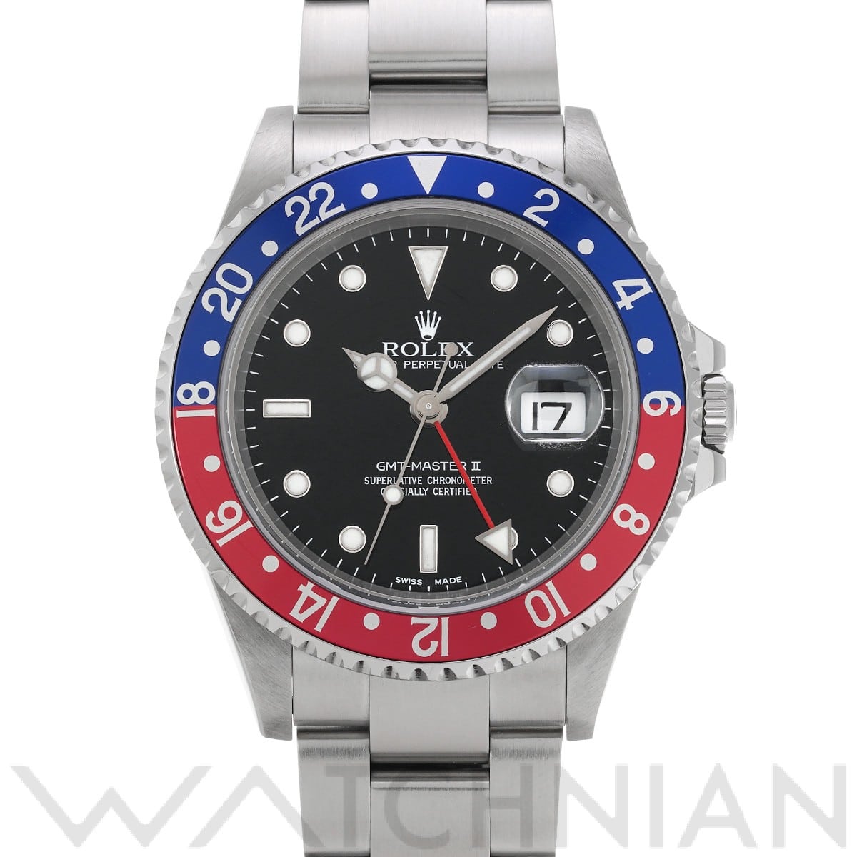 ロレックス GMTマスターII 16710 ブラック メンズ 時計 【中古】【wristwatch】