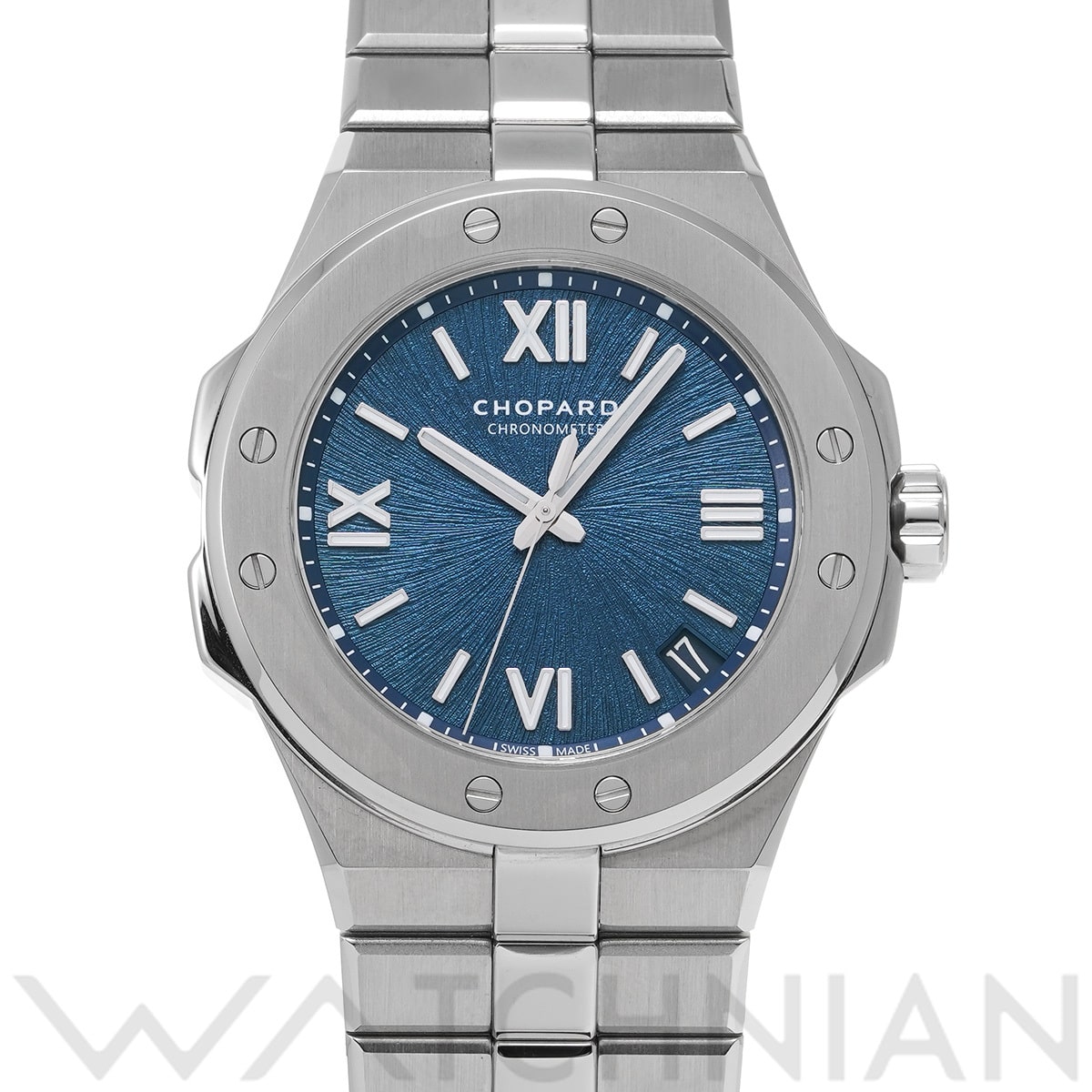 ショパール アルパイン イーグル ラージ 298600-3001 ブルー メンズ 時計 【中古】【wristwatch】