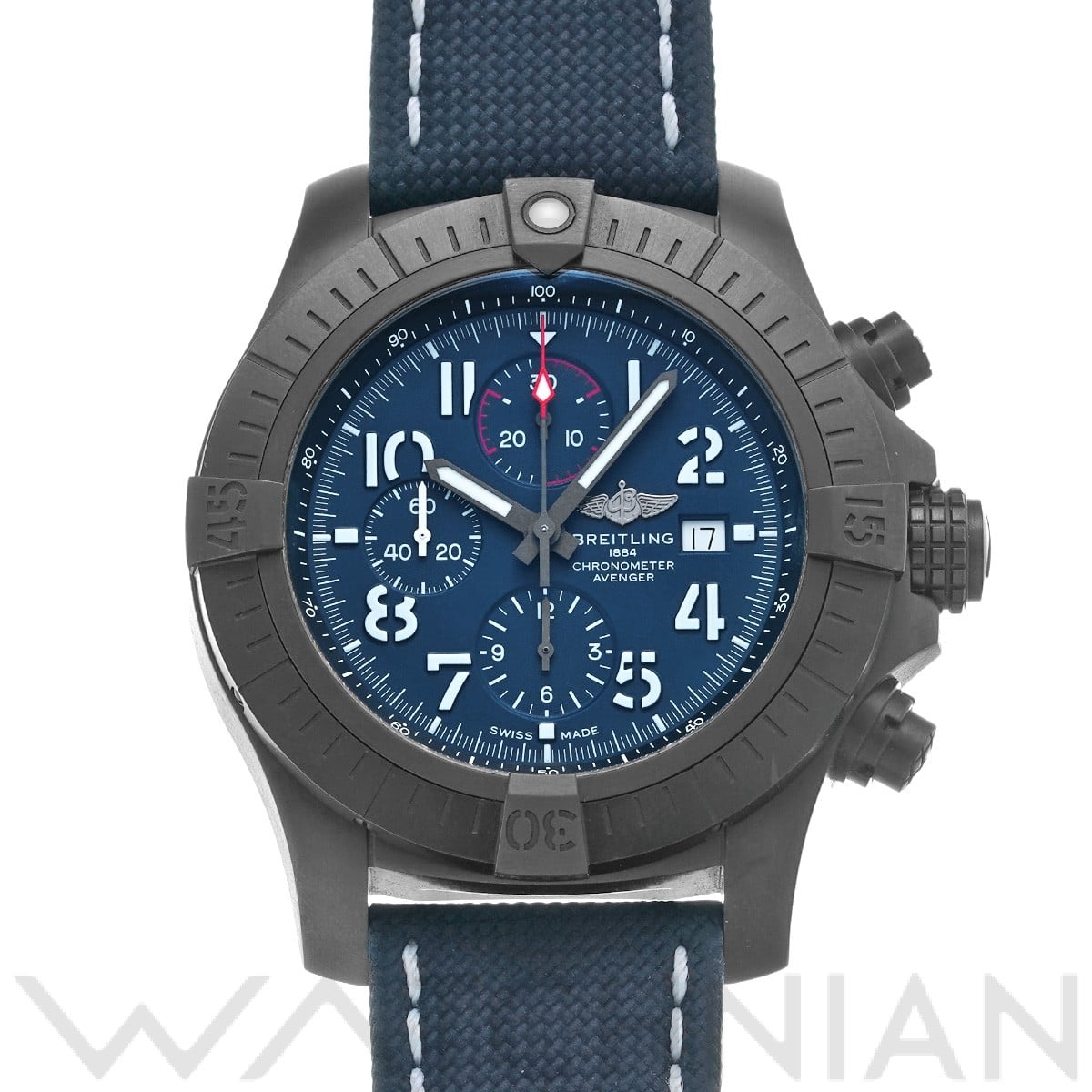 ブライトリング スーパーアベンジャー クロノグラフ 48 ナイトミッション V13375101C1X1 ブルー メンズ 時計 【中古】【wristwatch】